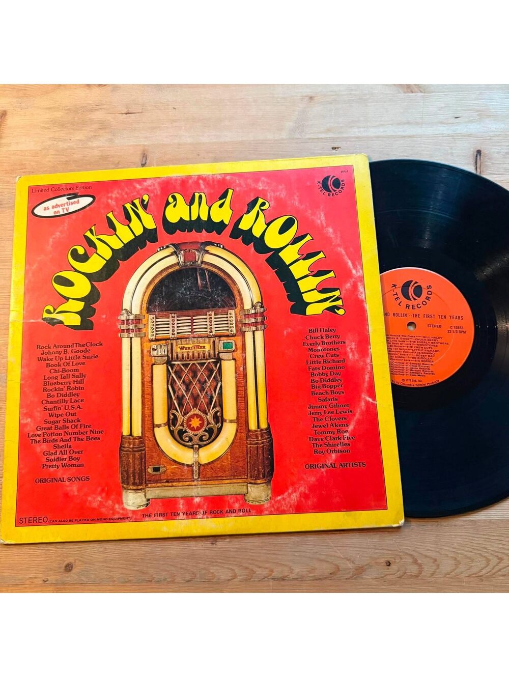 Various - Rock and Rollin' The First Ten Years 33rpm VG+ VR24